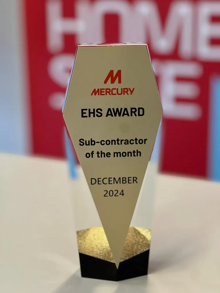 SA3 Power — Mercury EHS award · Dec 2024